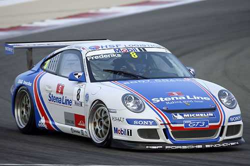 Frederiks en Van Splunteren eindigen Porsche Supercup race in Barcelona